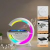 Лампа настільна RGB великий нічник OPT-TOP AS-K10 з бездротовою зарядкою для телефону (1876495732)