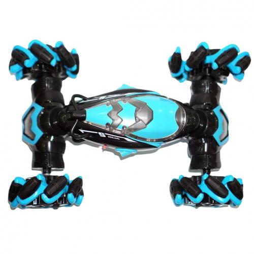 Машинка всюдихід Stunt Car 666-809BA з пультом і керуванням від руки Blue (3_04562) Машинка всюдихід Stunt Car 666-809BA з пультом і керуванням від руки Blue (3_04562)