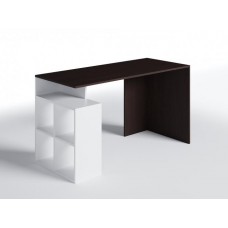 Стіл письмовий СП-3 Меблева Площа 130х55х75 см Венге + Білий