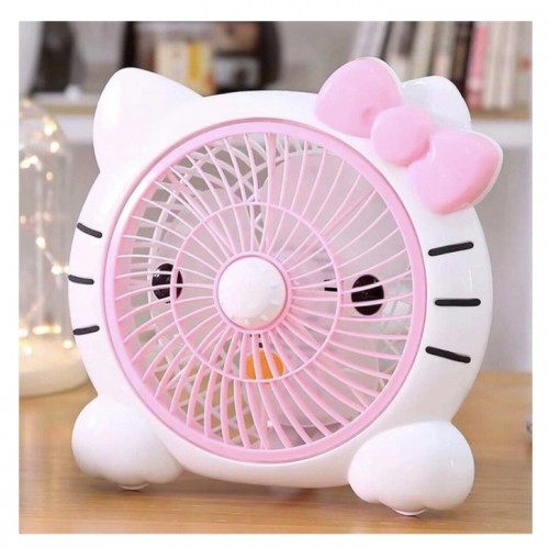 Настільний вентилятор Atlanfa F2552 Hello Kitty Рожевий (30151448)