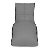 Крісло Мішок Лежак Оксфорд 80х125 Студія Комфорту Сірий