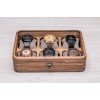 Органайзер на 6 секцій для наручних годинників ecoWalnut 7х26.5х18 см