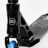 Самокат трюковий пеги алюмінієвий диск та дека колеса Best Scooter Reactor HIC-система PU Black and blue (112770)