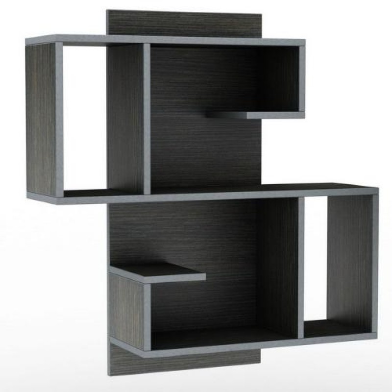 Полиця навісна Тиса Мебель ПУ-14 Венге 860x240x800 мм