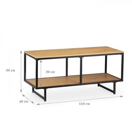 Тумба під телевізор GoodsMetall із металу в стилі Лофт 1100х500х450 Т128 Тумба під телевізор GoodsMetall із металу в стилі Лофт 1100х500х450 Т128