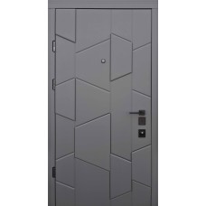 Вхідні двері Страж STRAJ Matrix двоколірні Мусоне дерево софттач/Софт мілк 850/950х2040х95 Ліве/Праве