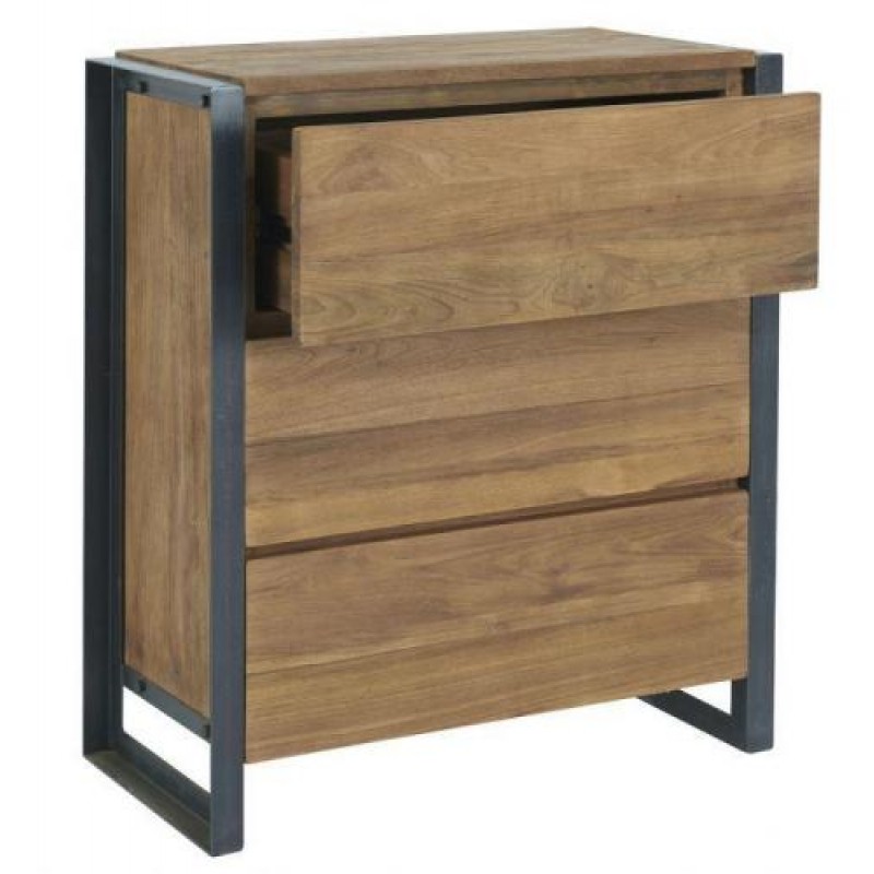 Комод для речей Loft NS-294 930x750x400 мм Чорний