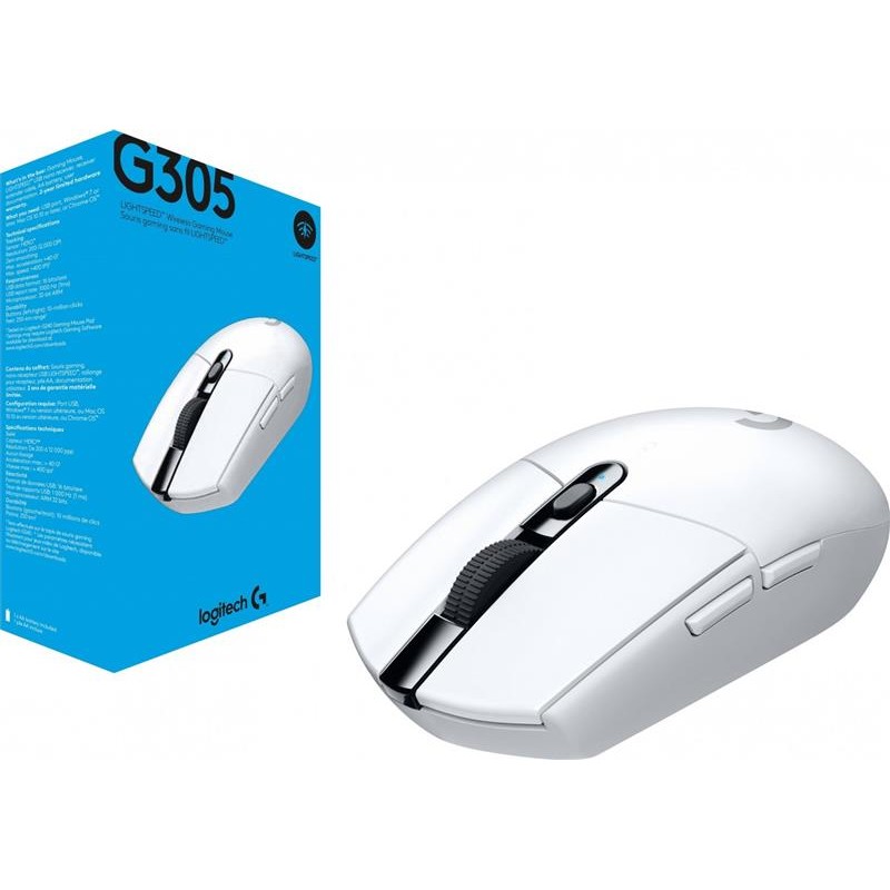 Миша бездротова Logitech G305 (910-005291) White USB