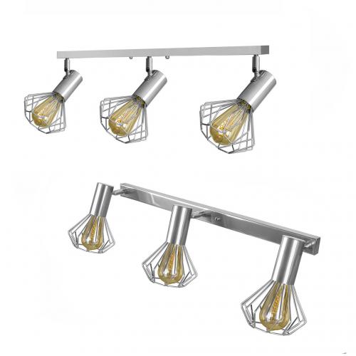 Світильник лофт MSK Electric Diadem настінно-стельовий NL 22151-3 CR хром Світильник лофт MSK Electric Diadem настінно-стельовий NL 22151-3 CR хром