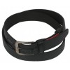 Шкіряний ремінь Skipper 110-130 x 3.5 см Чорний (1051-35)