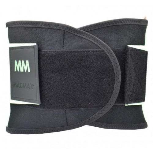 Пояс компресійний MadMax MFA-277 Slimming belt Black/neon green M Пояс компресійний MadMax MFA-277 Slimming belt Black/neon green M