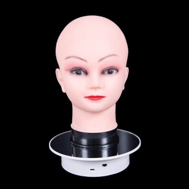 Поворотний стіл для предметної зйомки і 3D фото Heonyirry C366, діаметр 20 см, білий дзеркальний