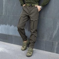 Штани карго чоловічі Pobedov Hardy 324578 S Хакі (00000005633)