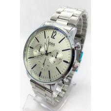 Наручний годинник чоловічий Clockhouse Boss Сріблястий (IBW679S)