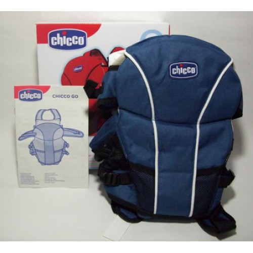 Ерго рюкзак-кенгуру Chicco GO BABY Синій (878516397)