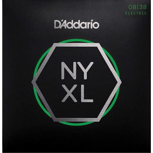Струни для електрогітари D'Addario NYXL0838 Nickel Wound Extra Super Light Electric Guitar Strings 8/38 Струни для електрогітари D'Addario NYXL0838 Nickel Wound Extra Super Light Electric Guitar Strings 8/38