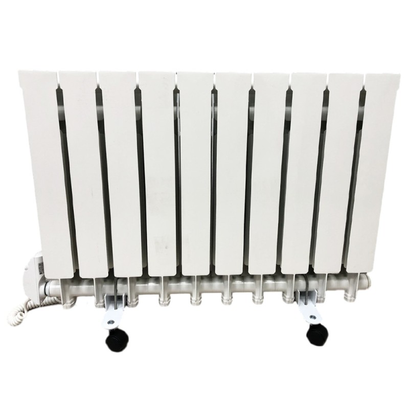 Обігрівач масляний алюмінієвий Gladiator HYBRID HYB-10W 500/100 термостат 1500Вт WiFi компл.роликів