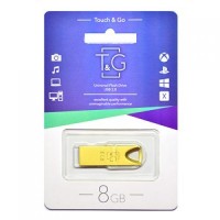 Флеш-накопичувач USB 8GB T&G 117 Metal Series Gold (TG117GD-8G)