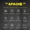 Тактичний наручний годинник чоловічий North Edge Apache 3 Black