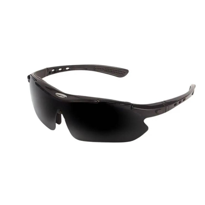 Захисні окуляри тактичні Solve black з поляризацією 5 лінз One siz+