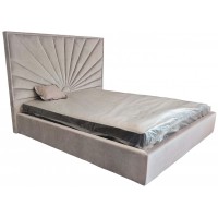 Ліжко BNB Sunrise Comfort 90 х 190 см Simple З підйомним механізмом та нішою для білизни Мокко