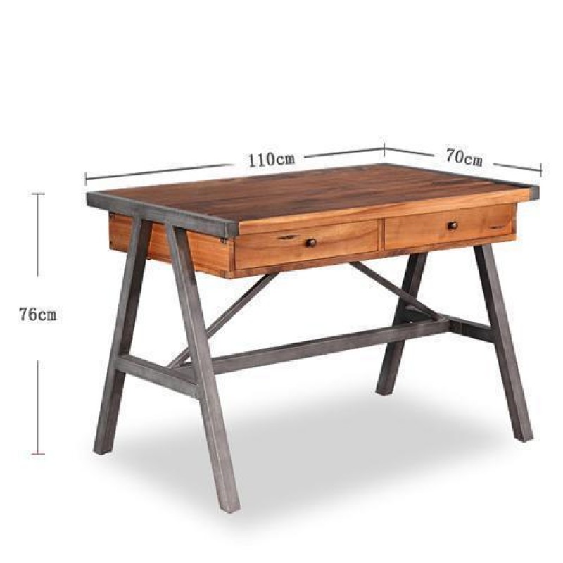 Офісний стіл у стилі Loft NS-1333 790x1100x700 мм Черный