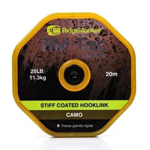 Повідковий матеріал RidgeMonkey RM-Tec Stiff Coated Hooklink Camo 25lb 20м (1013-9168.00.40) Повідковий матеріал RidgeMonkey RM-Tec Stiff Coated Hooklink Camo 25lb 20м (1013-9168.00.40)