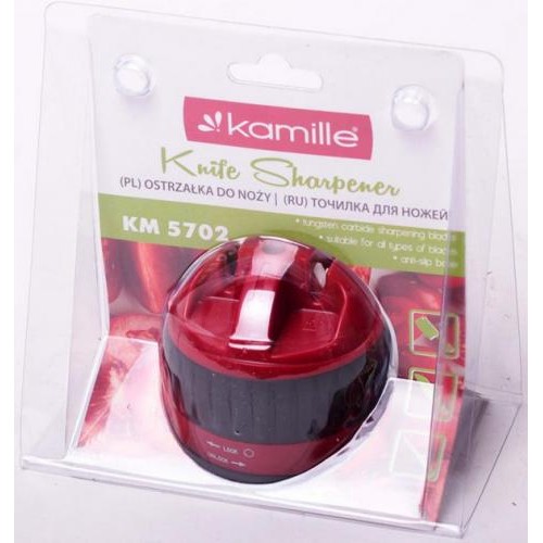 Точилка для ножів Kamille KM-5702 6х6х6,5 см 22578 Точилка для ножів Kamille KM-5702 6х6х6,5 см 22578
