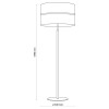 Торшер TK Lighting ECO Білий (TK5597)