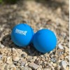 Масажний подвійний м'яч PowerPlay PP-4355 Silicone Lacrosse Peanut Ball 6.3х12.6 см Синій