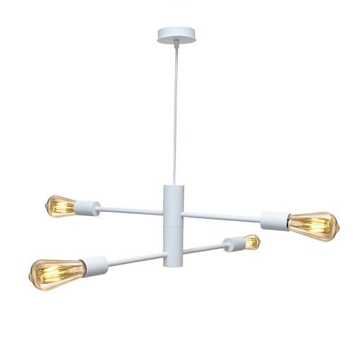Люстра підвісна MSK Electric Asket на чотири плафони Е27 NL 6120-4 WH Білий (619773) Люстра підвісна MSK Electric Asket на чотири плафони Е27 NL 6120-4 WH Білий (619773)