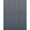 Декоративна стінова рейка Sticker Wall 160*23*3000мм (D) SW-00001529 Темно-сіра