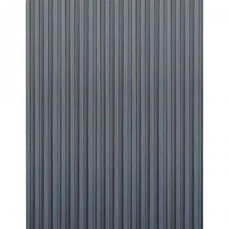 Декоративна стінова рейка Sticker Wall 160*23*3000мм (D) SW-00001529 Темно-сіра