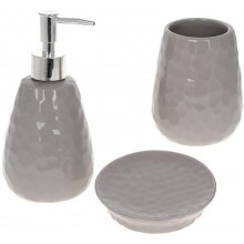 Набір керамічних аксесуарів для ванної кімнати Pideov 3 предмети BonaDi DP218290
