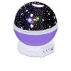 Нічник куля проектор обертається зоряне небо дитячий Star Master Dream QDP01 куля Purple (gr006653)