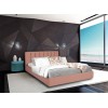 Ліжко двоспальне Richman Санам 180 х 190 см Флай 2213 A1 З підйомним механізмом та нішою для білизни Світло-коричневе