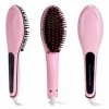 Гребінець-випрямляч Fast Hair Straightener HQT-906 Рожевий