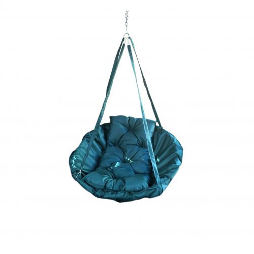 Підвісне крісло садовий гойдалка Coolki Оксфорд 600 Синій (Діаметр 100 см) Підвісне крісло садовий гойдалка Coolki Оксфорд 600 Синій (Діаметр 100 см)