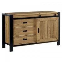 Комод Loft NS-243 830x1200x450 мм Чорний