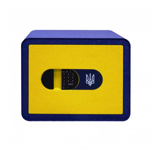 Сейф мебельный Griffon MSR.30.E Yellow-Blue Сейф мебельный Griffon MSR.30.E Yellow-Blue