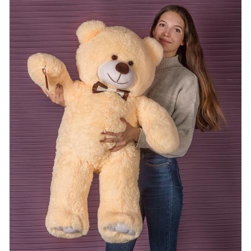 Плюшевий ведмедик Mister Medved Чарлі 110 см Бежевий (005) Плюшевий ведмедик Mister Medved Чарлі 110 см Бежевий (005)