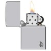 Запальничка бензинова Zippo Armor Series Flame Сріблястий (46396)