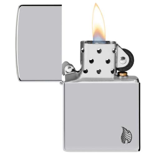 Запальничка бензинова Zippo Armor Series Flame Сріблястий (46396) Запальничка бензинова Zippo Armor Series Flame Сріблястий (46396)