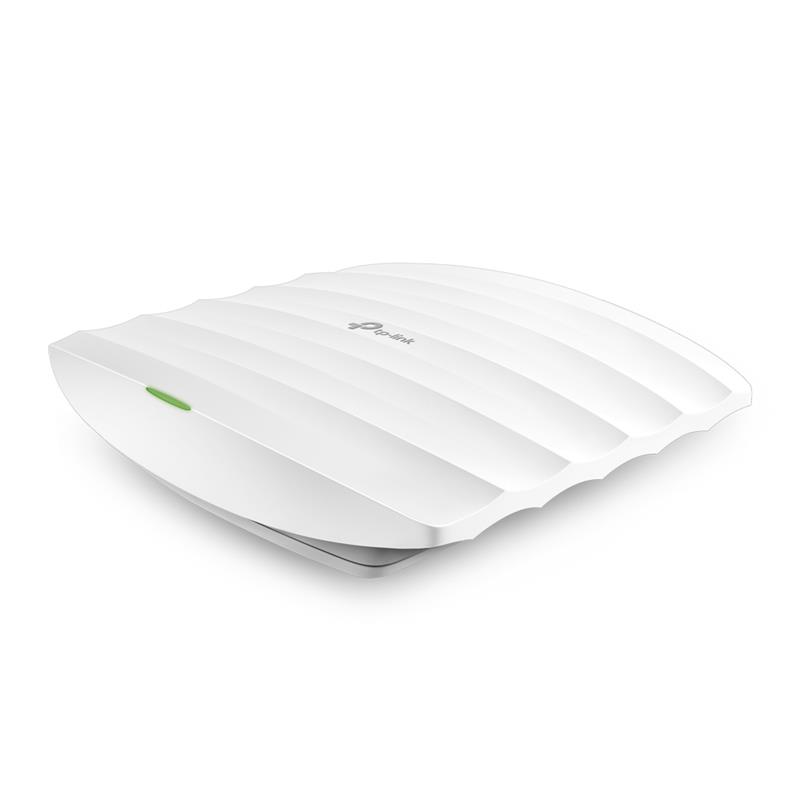 Точка доступу TP-Link EAP115 (1х100Мбіт, 300Mbps, 100мВт, 2,4Ghz, 20дБм, стельова, PoE, EAP Controller, 2х3дБі)