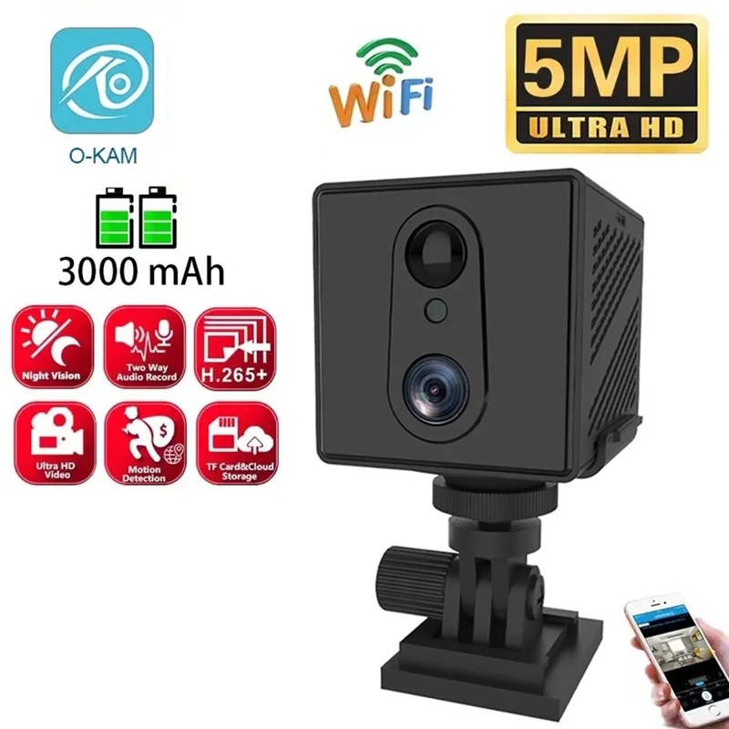 Міні wifi камера бездротова Full HD 1080P із датчиком руху Vstarcam CB70W, O-KAM Pro app