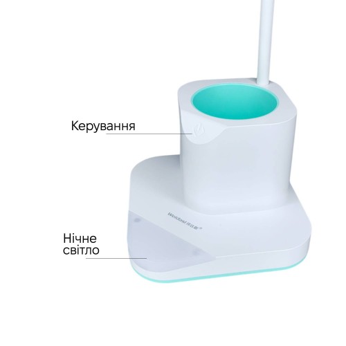 Настільна лампа Weidasi WD-6077 9W 285lm 4159K USB 5V White
