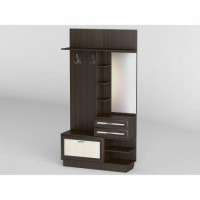 Передпокій Тиса Мебель-28 Венге Молочний 204.5x35x108 см Передпокій Тиса Мебель-28 Венге Молочний 204.5x35x108 см