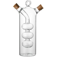 Пляшка для олії та оцту подвійна YIWU Bubbles 100/300 мл Прозорий (HP-34-15)