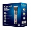 Машинка для стрижки Kemei LFJ-KM-5073 3 насадки Чорний (2390000002)