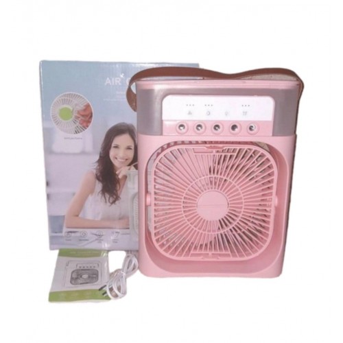 Портативний настільний міні-кондиціонер зволожувач Arctic Air Cooler 4в1 Fan LED Рожевий